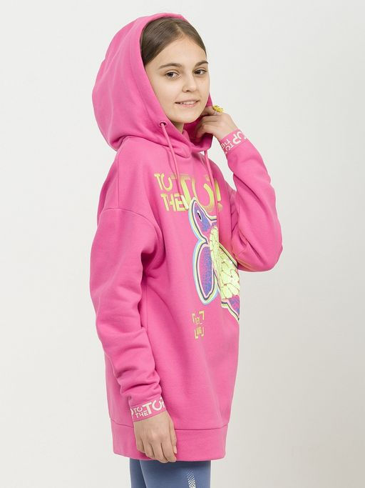 PELICAN, толстовка для девочек, Розовый  фото 2