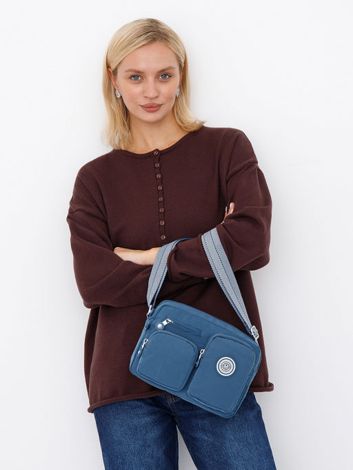 Сумка 8680MD blue Mindesa