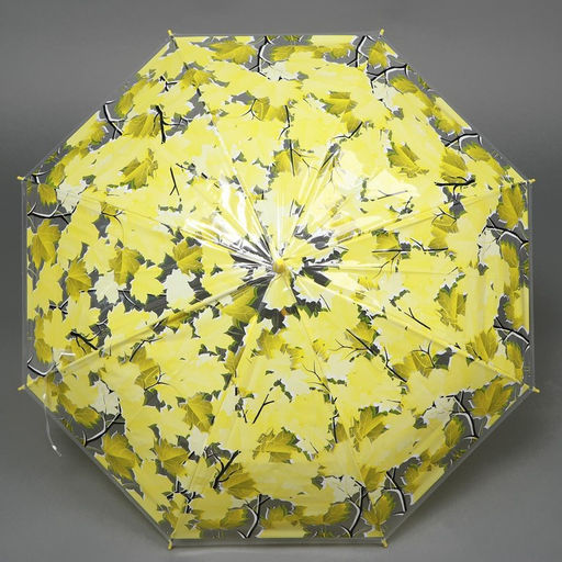 Зонт - трость полуавтоматический Листопад, 8 спиц, R = 45 см, цвет МИКС - Simaland фото 8