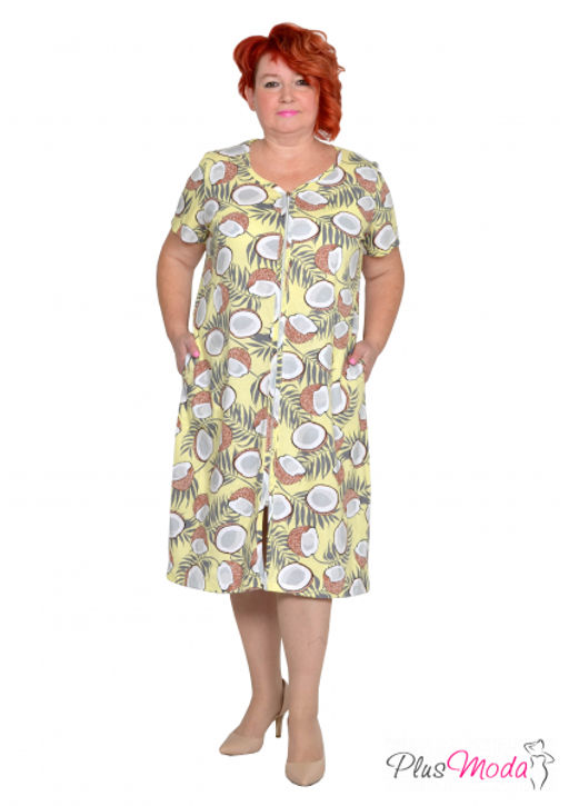 Халат Модель №1843 размеры 44-84 - Plusmoda фото 4