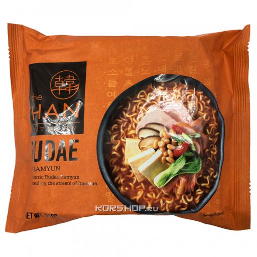 Лапша со вкусом корейского рагу Будаэ Budae The Han Kitchen, Корея, 119 г Акция