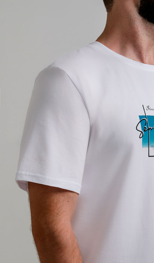 Арт. 67125 Футболка мужская 48-56 (5 шт) Цвет:белый