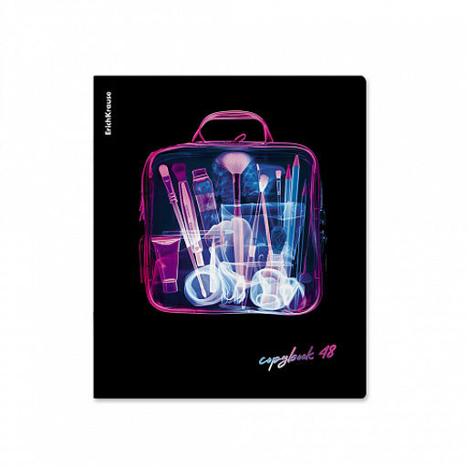 Цена за 5 шт. Тетрадь общая ученическая ErichKrause Detection, 48 листов, клетка, металлизированный голографический картон_MIX-PACK  фото 4