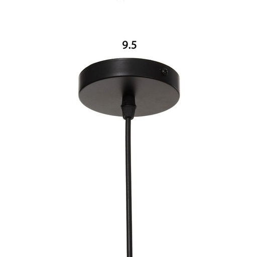 Светильник 1250/1BK E27 40 Вт черный 30×30×24-124 см