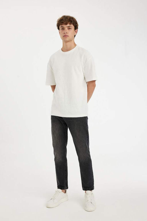 Узкие джинсовые брюки узкого кроя в стиле 90-х с высокой талией - Defacto фото 4