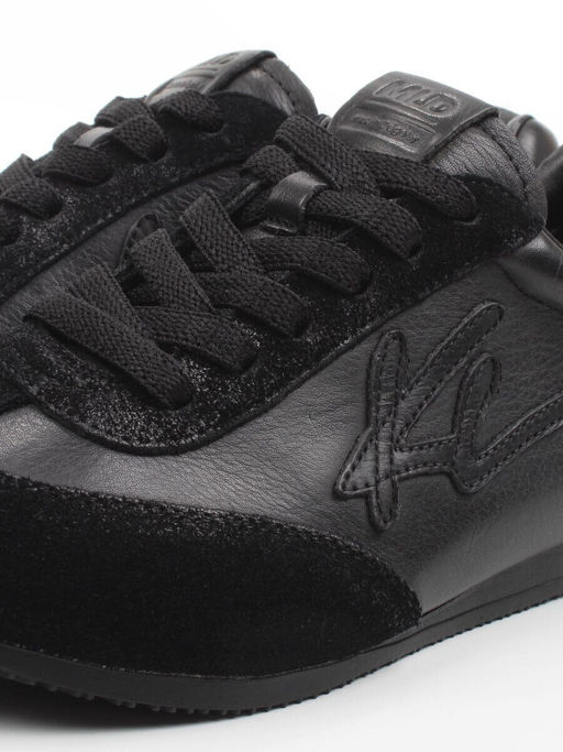 03-A885-1 BLACK Кроссовки женские (натуральная кожа, натуральная замша)