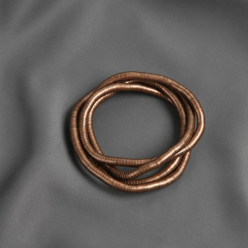 Цена за 2 шт. Подхват для штор Гибкий шнур, d = 7 мм, 50 см, цвет медный - Арт узор фото 2