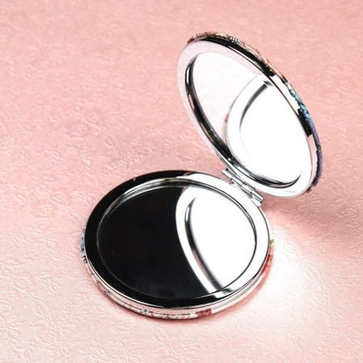 Зеркало карманное 7 см / GT357 /уп 50/300/ кожзам - Галеонтрейд фото 3