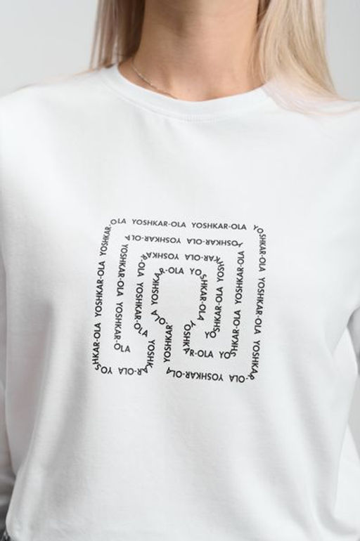 Лонгслив женский Лабиринт - Yollochka фото 2