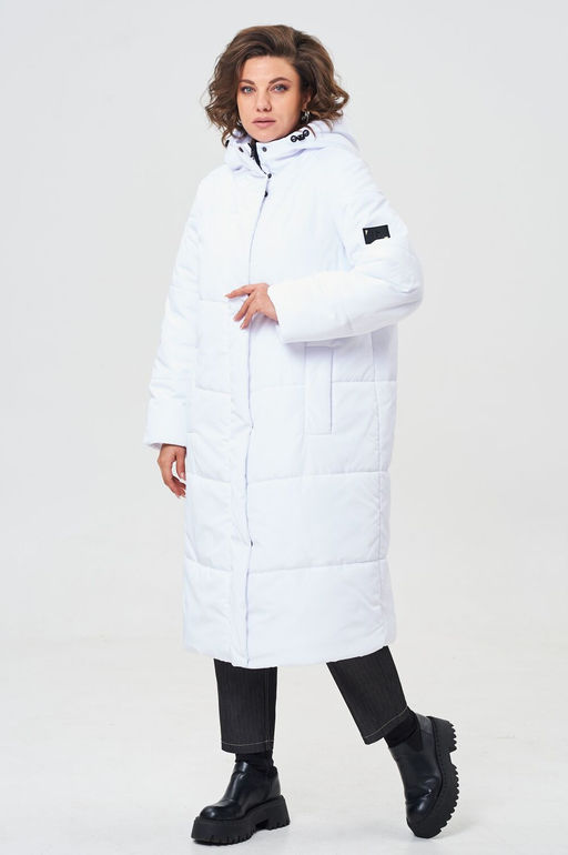 Пальто ANDINA CITY 7013-24 белый  фото 5