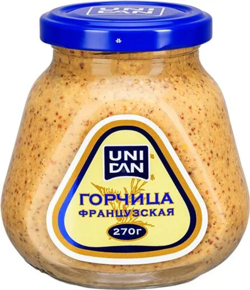Горчица Французская UNI DAN 270г ст/б