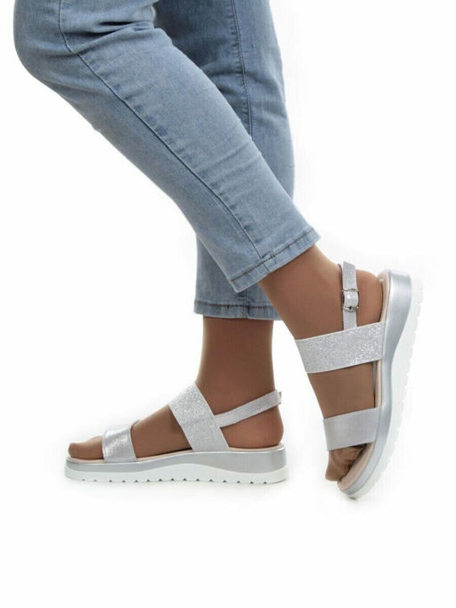 08-PED93-5 SILVER Босоножки (натуральная кожа) - Фабричный китай фото 3