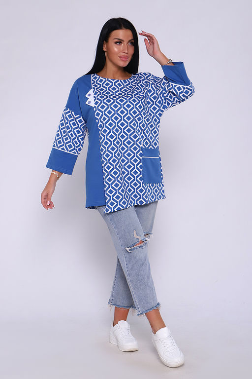 Туника Натали 38575 хлопок с лайкрой  фото 3