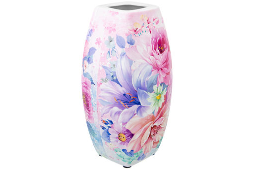 Ваза 1,5 л 11*11*21 см Акварель квадрат, NEW BONE CHINA - Elan gallery фото 5