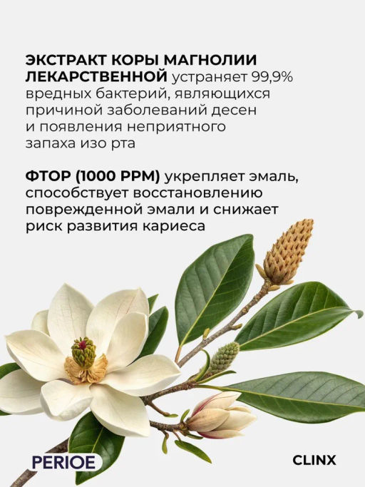 PERIOE Зубная паста против образования зубного камня Clinx Cooling mint 100 г