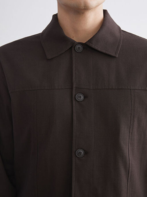 Rahat Kal?p Uzun Kollu Erkek G?mlek Ceket