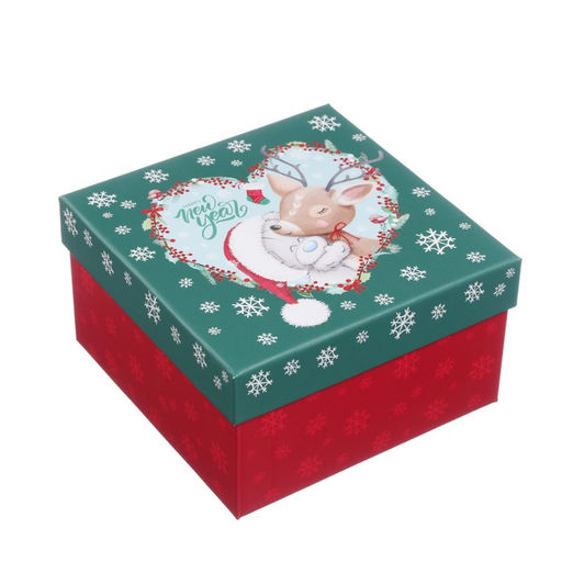 Коробки подарочные 5 в 1 С Новым годом!, Me To You, зелено-красная  фото 4