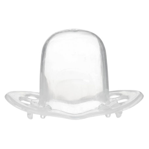 Соска - пустышка силиконовая ортодонтическая M&B «Слоник», от 0 мес., с колпачком, черный