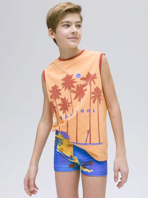 Уценка Pelican BFVV4321 майка для мальчиков  фото 6