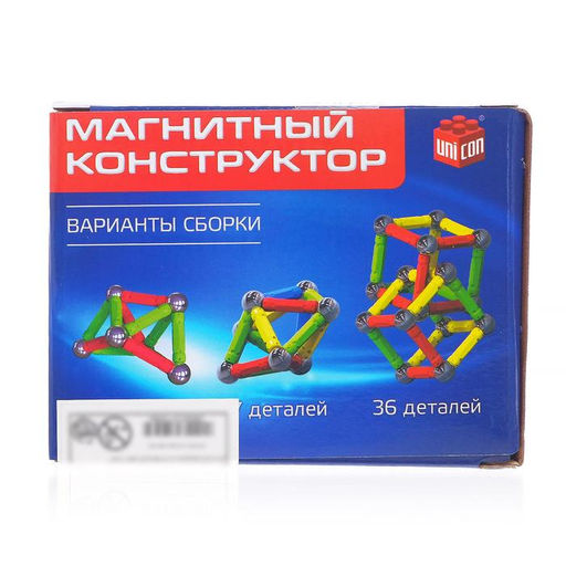 Магнитный конструктор, 18 деталей - Unicon фото 3