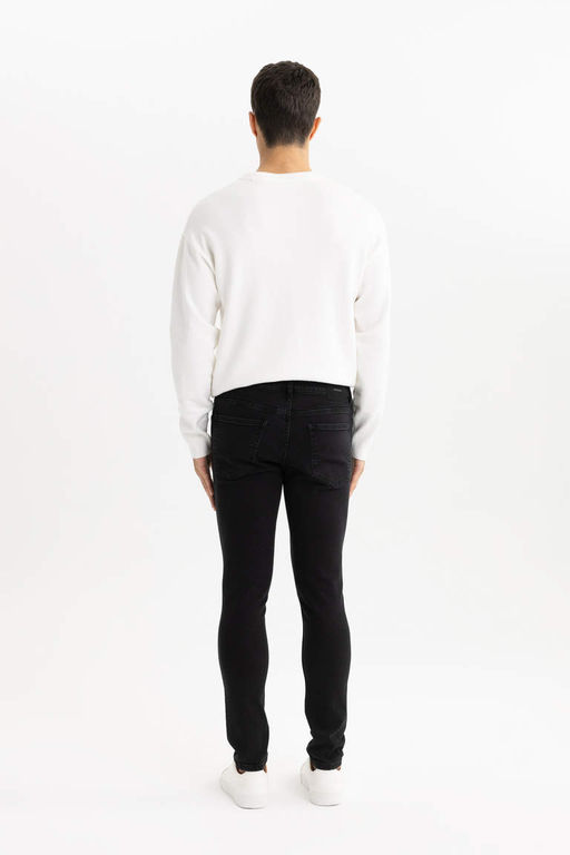 Джинсовые брюки скинни Carlo очень узкого кроя с нормальной талией и очень узкими штанинами - Defacto фото 6