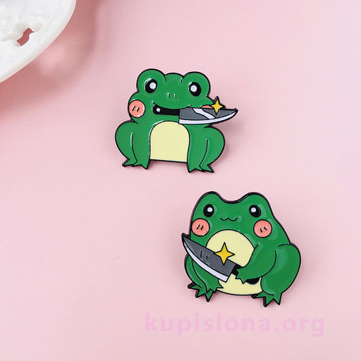 Брошь-значок Dangerous frog - Купи слона фото 3