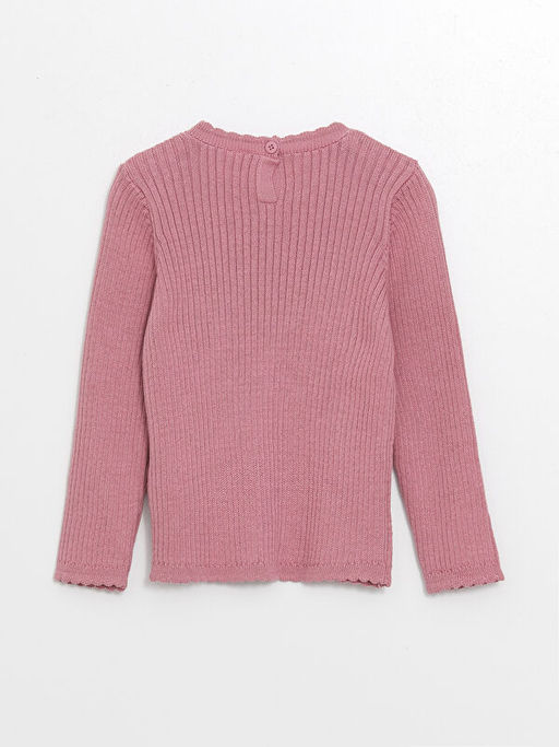 Bisiklet Yaka Desenli K?z Bebek Kazak - Waikiki фото 2