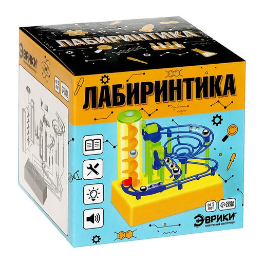 Конструктор электронный Лабиринтика, световые и звуковые эффекты, 20 деталей - Эврики фото 10