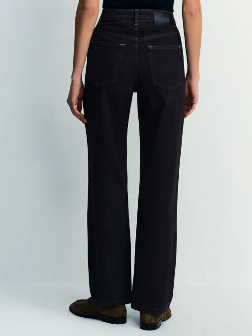 Джинсы straight с высокой посадкой регулярной длины / Zarina