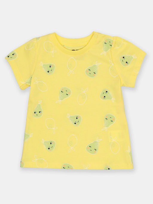 CRB wear/CSBG 63819-30-410 Футболка для девочки,желтый/Ex.Cherubino