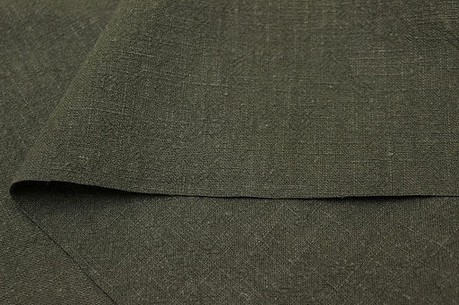 Крапива Рами (Ramie) цв.Болотный хаки, ш.1.4м, крапива-100%, 240гр/м.кв - Купава фото 6