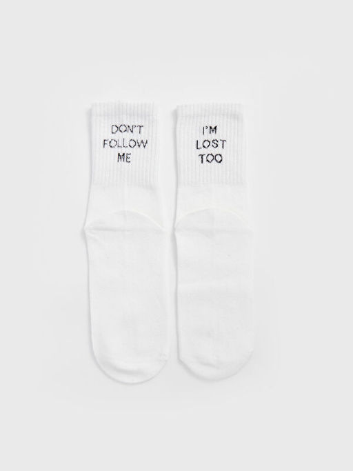 Bask?l? Kad?n Soket ?orap 3l?