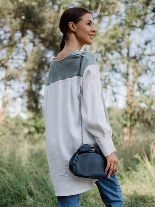 Джемпер лен, полушерсть - Волтри фото 2