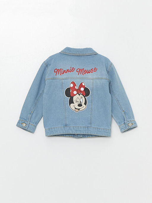 Minnie Mouse Bask?l? K?z Bebek Jean Ceket - Waikiki фото 3