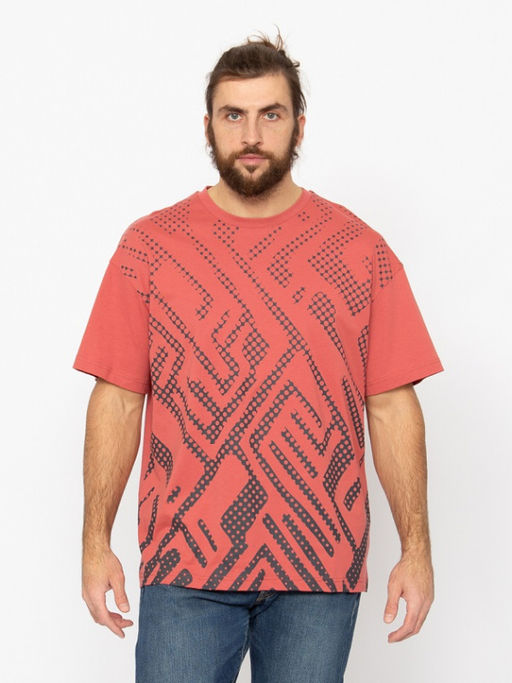 CRB wear/CWMM 60370-26 Футболка мужская,красный/Ex.Cherubino