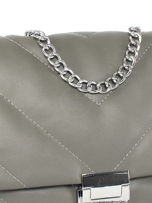 Сумка женская искусственная кожа UMUP-6288, 1отд, плечевой ремень, серый SALE 258714 - Adelia фото 9