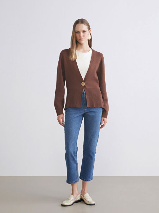 V Yaka Kad?n Triko H?rka