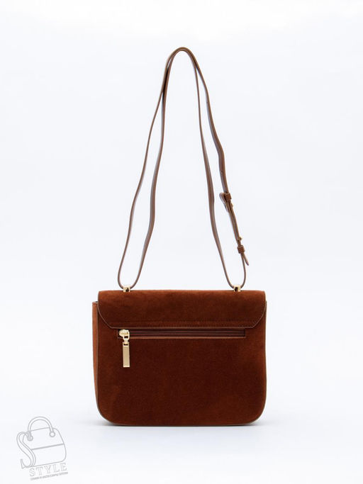 Сумка женская кожаная 1045MF brown Polina&Eiterou  в Новосибирске