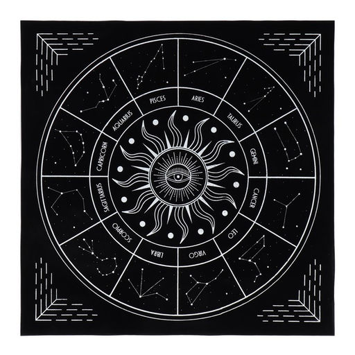 Скатерть для гадания бархатная Звездный путь, 50х50 см, 16+ - Лас играс фото 2