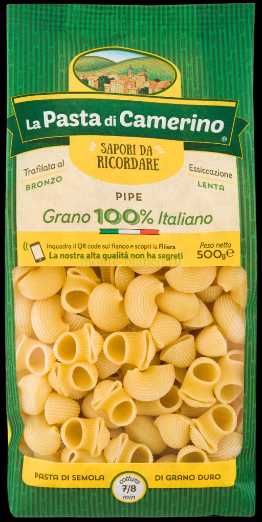 Макаронные изделия La Pasta di Camerino Рожки 500 г, пакет, ИТАЛИЯ