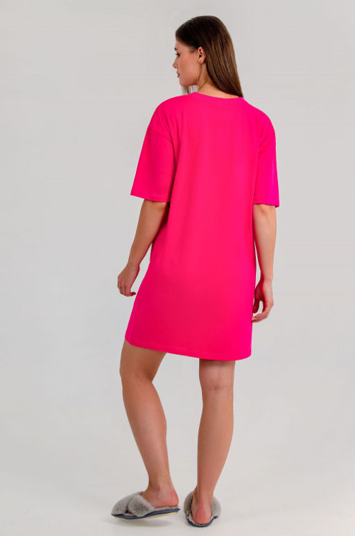 Арт. 4146 Туника женская 44-54(6 шт) Цвет:фуксия - Калинка фото 4