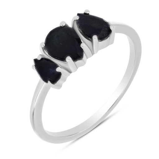 Кольцо, сапфир корунд, Марисса