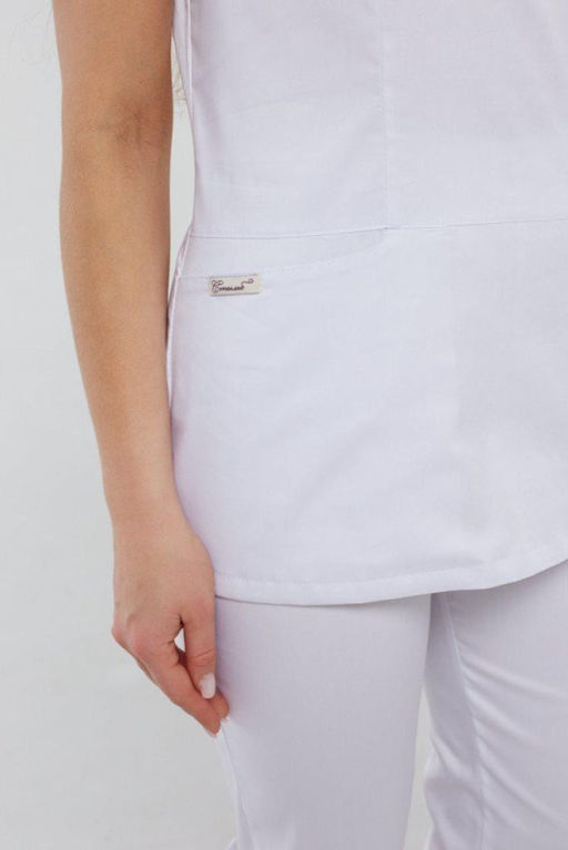 Костюм хирургический 185 CVC. Цвет: белый - Стильб фото 9