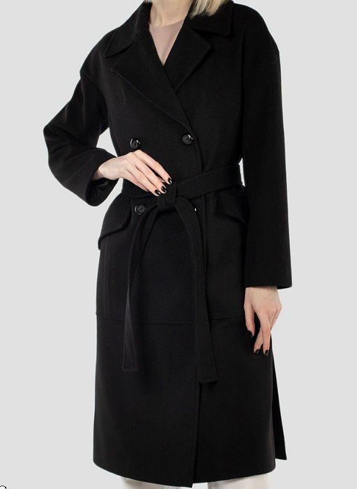 Пальто женское демисезонное (пояс) - El podio фото 12