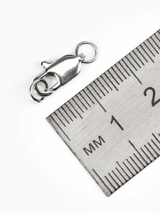 Замок карабин СМ-562-8, 5 шт. 14 мм, цвет серебро