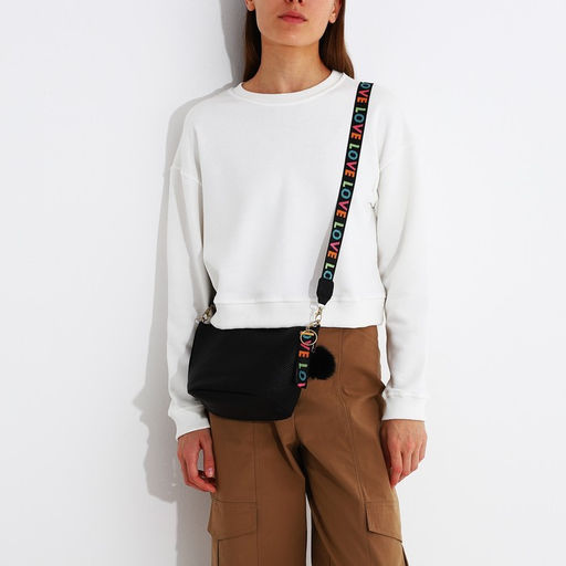 Сумка кросс-боди на молнии, цвет чёрный - Simaland фото 7