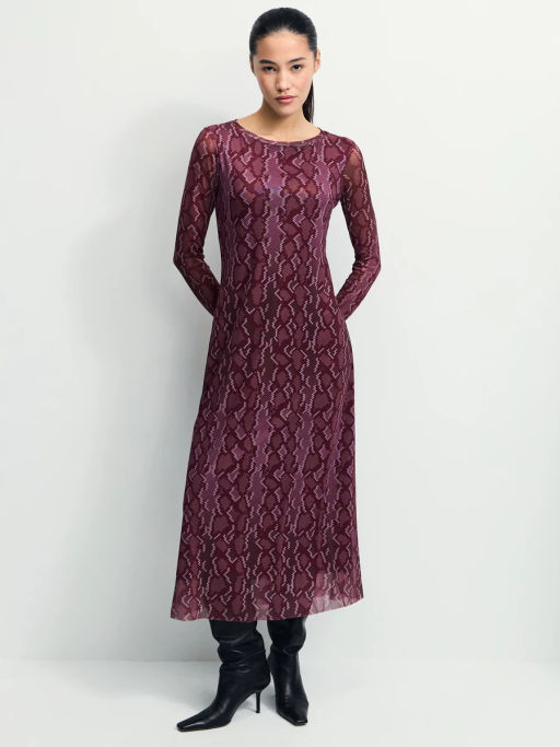 Платье миди с принтом / Zarina