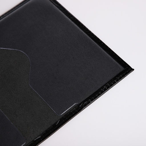 Обложка для паспорта, чёрная