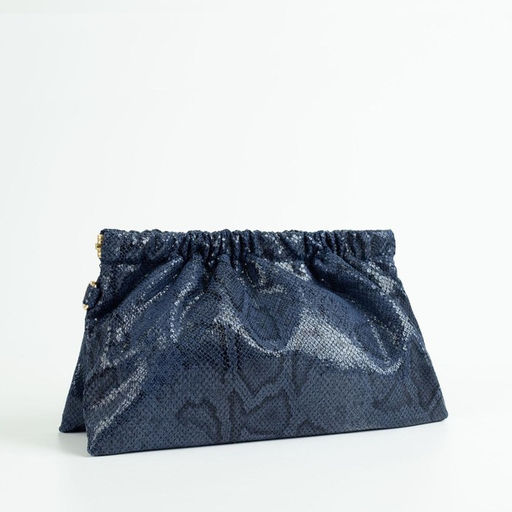 Сумка-клатч на фермуаре, цвет синий - Simaland фото 2