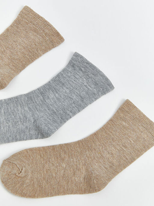 Basic Erkek ?ocuk Soket ?orap 3l?